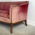 Antique Rose Velvet Hand-Carved Sofa For Sale - Image 9 of 12