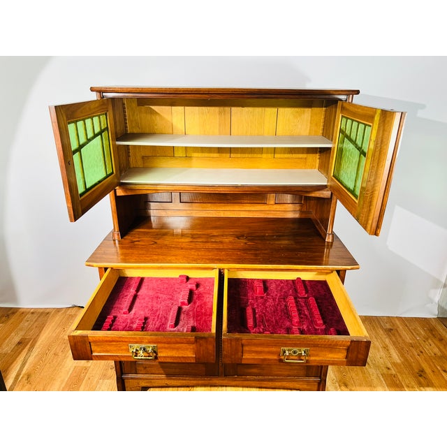 German Art Nouveau Cupboard from Nic. Eckel Furniture Factory, 1890s For Sale - Image 6 of 18