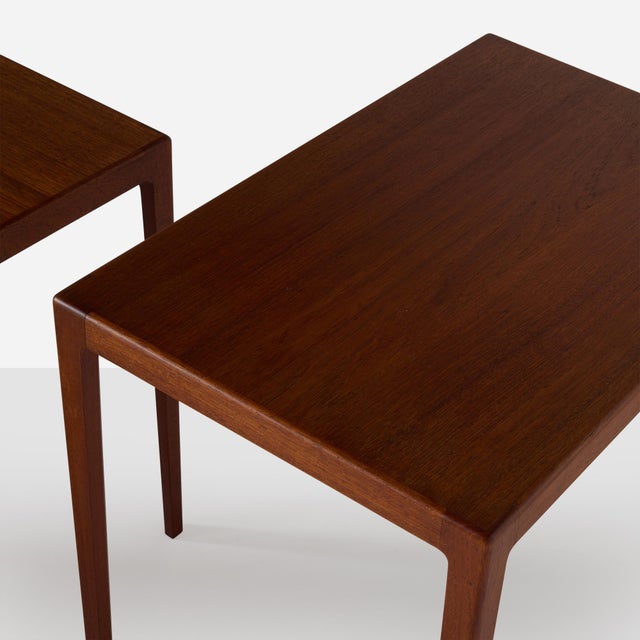 Teak Nesting Tables by Svenn Eske Kristensen for Ludvig Pontoppidan - Set of 3 For Sale In San Francisco - Image 6 of 10