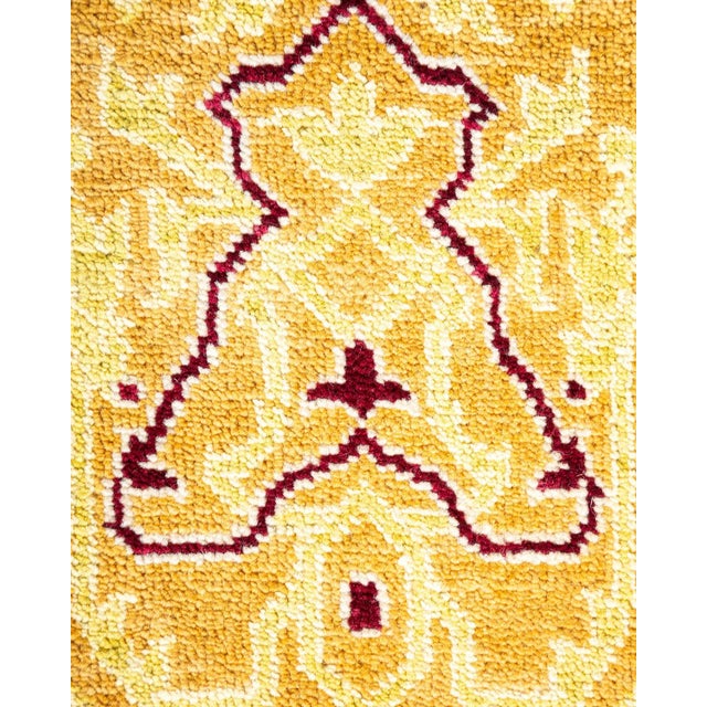 Traditional Mogul, One-of-a-Kind Hand-Knotted Area Rug in Ivory, 10' 1" x 13' 7" For Sale - Image 3 of 8