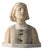 Gustave Van Vaerenbergh, Bust of a Young Girl, 1900s, Alabaster For Sale