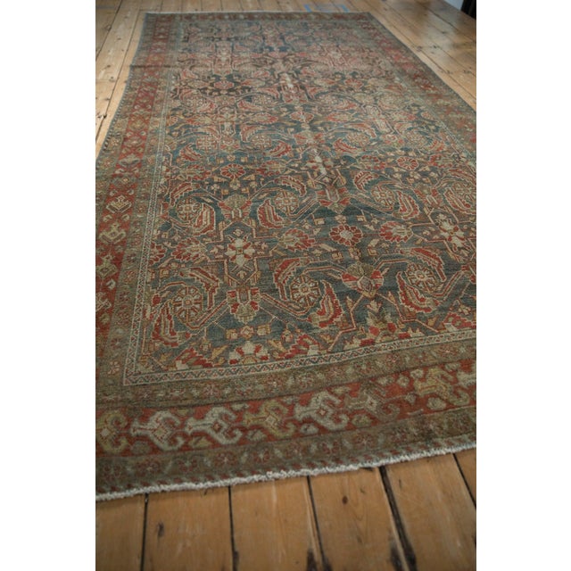 Old New House Vintage Distressed Hamadan Rug Runner - 5'1" x 10'1" For Sale - Image 4 of 12