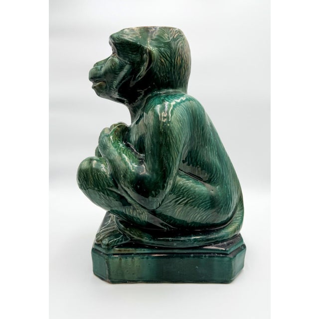 Vintage Ceramic Monkey Figure For Sale In West Palm - Image 6 of 8