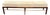 MCM Design Mahogany and Brass Bench For Sale