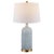 Metal Safavieh Stark Glass Table Lamp - Blue For Sale - Image 7 of 7
