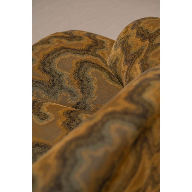Mumba Sculptural Sofa in Dieter Vander Velpen X Zinc Textile by Bretz, 1980s For Sale - Image 18 of 18