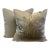 Nobilis “Echappe Belle” Embroidered Linen 20” Pillows - A Pair For Sale