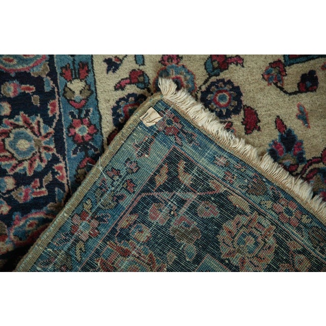 Textile Antique Mohajeran Sarouk Rug - 4'11" x 7'1" For Sale - Image 7 of 12