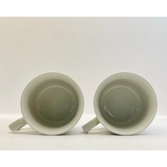 1930s “Shakespeare's Sonnets” Scenic Coffee Cups- a Pair For Sale - Image 9 of 10