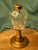 Rare 1840s Whale Oil Lamp Etched Glass Font Original Double Burner Iron Base For Sale - Image 17 of 18