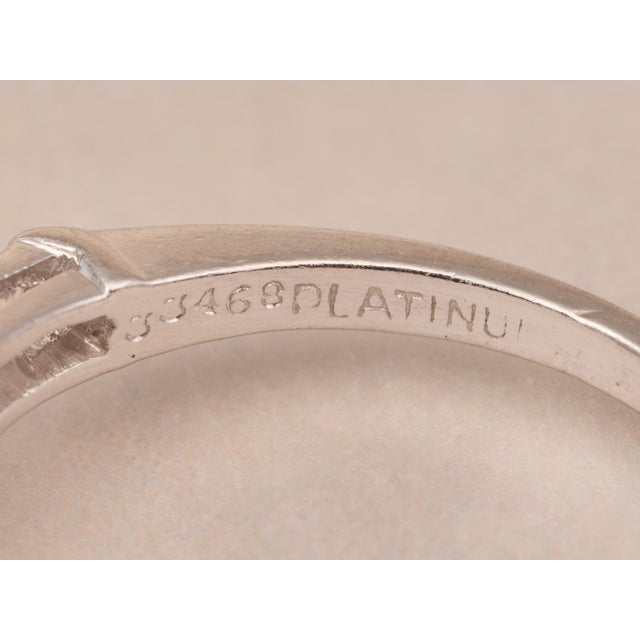 The Harbison Canyon: Antique Platinum Engagement Ring set with 1.90 Carat Diamond with Original Receipt For Sale - Image 10 of 14