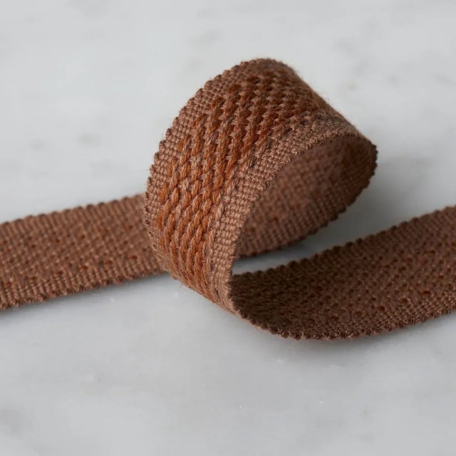 Traditional Schumacher Cardiff Tape Medium in Brown For Sale - Image 3 of 3