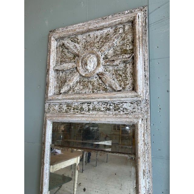 Tuscan Handsome Pair of Tuscan Mirrors With Carved Face Motif For Sale - Image 3 of 7