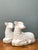 Farmhouse Vintage Sheep Figurines in Ceramic - Set of 2 For Sale - Image 3 of 17