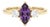 Amethyst Engagement Ring | Marquise Cut Gemstone Ring | February Birthstone Promise Ring for Women Us 7 For Sale