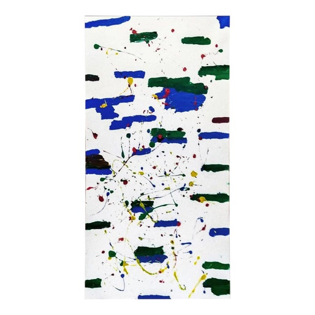 Laura Placa - Rectangles - Original Painting on Canvas - 2010s For Sale