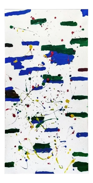 Laura Placa - Rectangles - Original Painting on Canvas - 2010s