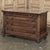 19th Century French Henry II Neoclassical Walnut Commode With Rouge Marble For Sale - Image 4 of 18