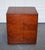Brown Military Campaign 2-Drawer Nightstand from Kennedy / Harrods For Sale - Image 8 of 9
