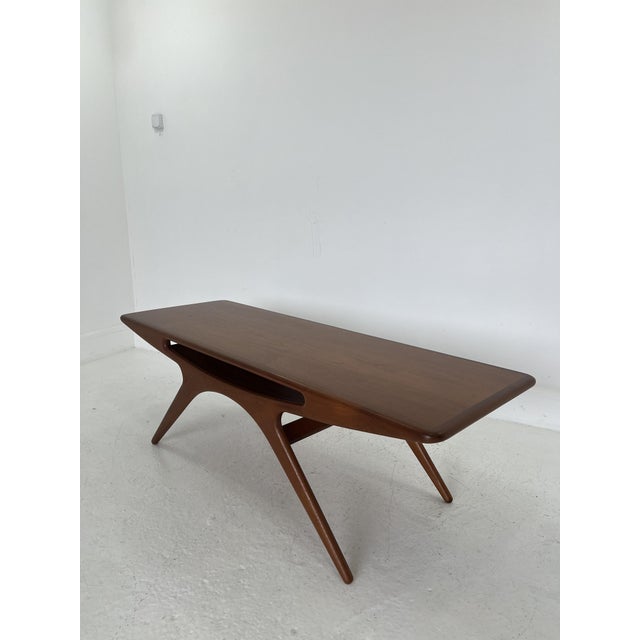 Smile Coffee Table in Teak by Johannes Andersen for CFC Silkeborg, Denmark, 1960s For Sale - Image 6 of 12