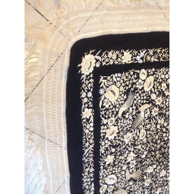 Handmade Embroidered Tablecloth, 1970s For Sale - Image 12 of 18