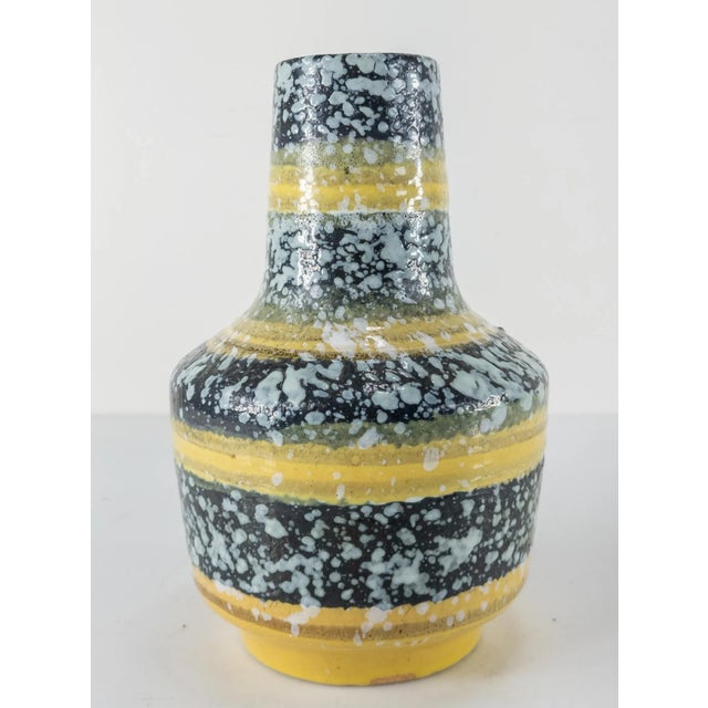 Vintage German Art Pottery Vase For Sale - Image 4 of 10