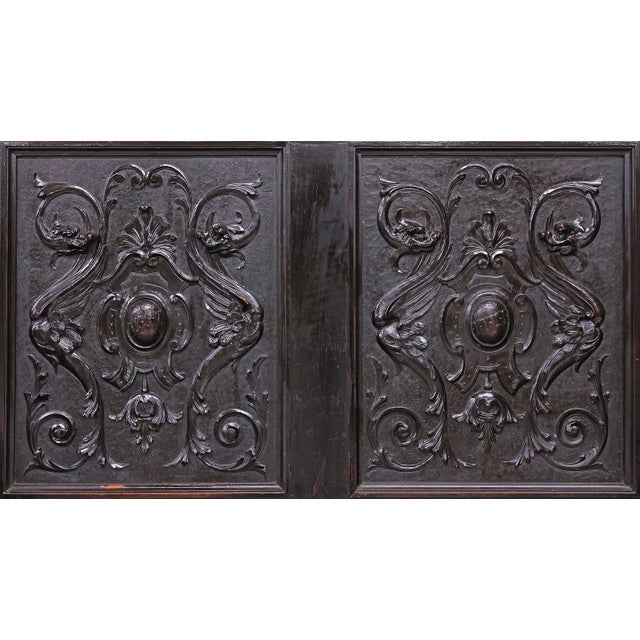 Stunning Hall Bench, Italian Renaissance Revival, Walnut, w/ Dragons, Storage, 1800s! a striking late 19th century Italian...