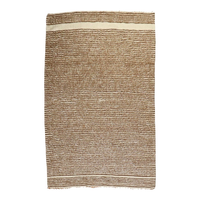 Vintage Zabihi Collection Mohair Turkish Rug - 4'6" x 6'7" For Sale