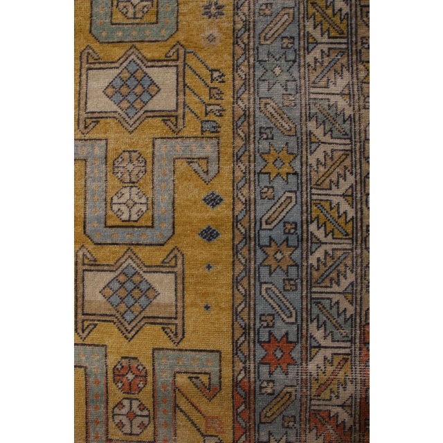 Tribal Rug & Kilim’s Triumph Rug in Gold, 5x7 For Sale - Image 3 of 6