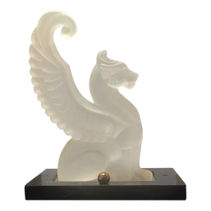 1980s Charles Hollis Jones Lucite Wood Brass Floor Lamp Torchiere " Griffin"