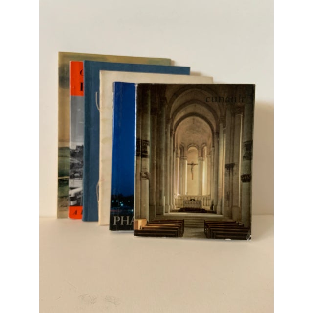 Blue 1951 Paris Edinburgh Stonehenge Cunault Books - Set of 6 For Sale - Image 8 of 8