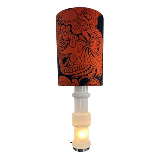 Vintage Lamp in White Opaline Murano Glass from Doria Leuchten, Italy, 1970 For Sale
