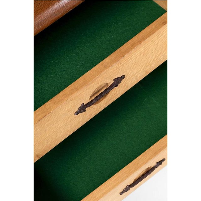 Mid-Century Modern French Sideboard in Oak For Sale - Image 11 of 14