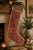 American 45 X 30 Cm Vintage Kilim Christmas Stocking, Handwoven Wool Boho Xmas Decor, One of a Kind Turkish Rug Stocking, Rustic Holiday Gift For Sale - Image 3 of 6