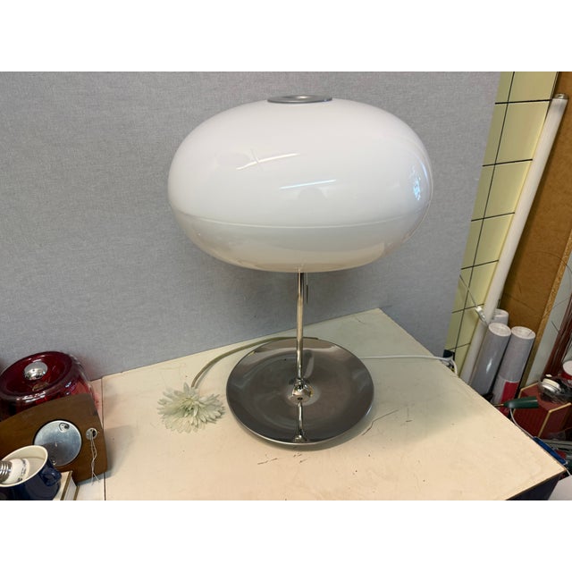 Energi Skal Table Lamp in Chrome by Magnus Elebäck & Carl Öjestam for Ikea, 1990s, in Very Good conditions. Designed 1990...