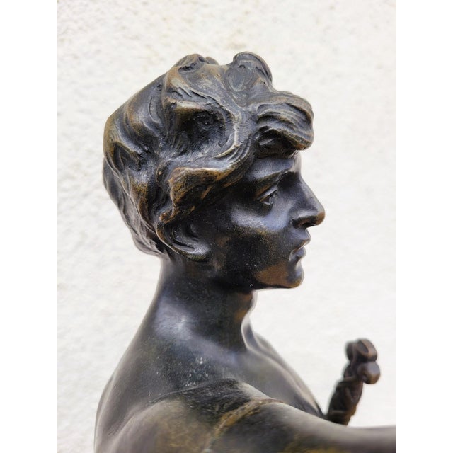 Oscar Ruffony, The Oath, Late 19th-Early 20th Century, Bronze For Sale - Image 6 of 18