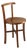 Viennese Beech Bistro Chair with Curved Top Rail & X-Stretcher, Austria, 1930s For Sale