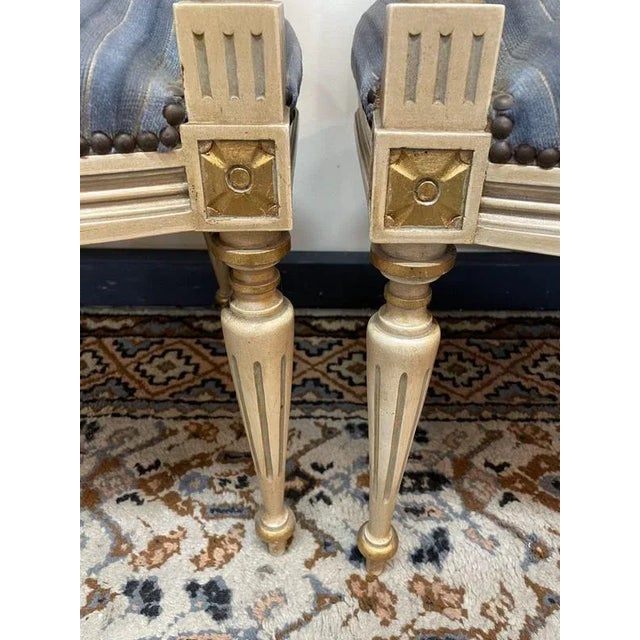 French Louis XV Style Armchairs, Set of 2 For Sale - Image 4 of 5