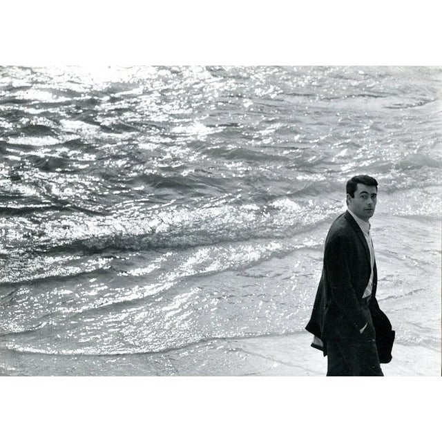 Alain Barrière by Pietro Pascuttini - Vintage Photo - 1960s 1960s For Sale - Image 3 of 3