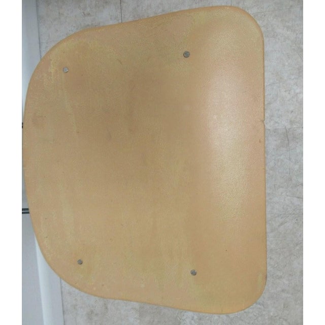 1950s Vintage Toledo Drafting Industrial Small Counter Swivel Bar Stool Chair AAA For Sale - Image 5 of 12