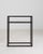 21st Century Poland Blackened Iron Black Metal-Framed Side Table With Glass Top And Shelf For Sale In Greensboro - Image 6 of 11