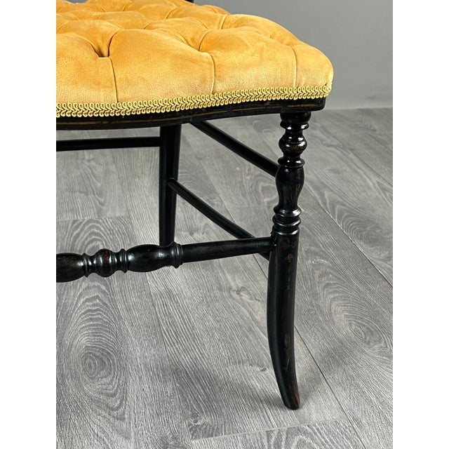 Black 19th Century Napoleon III Chairs in Blackened Wood, Set of 4 For Sale - Image 8 of 12