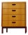 Mid-Century German Ash and Teak Nightstands by Wk Möbel, 1960s For Sale