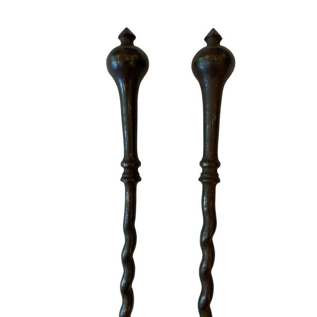 Iron Fire Tools, 18th-Century, Set of 2 For Sale - Image 5 of 8