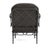 Brown Jordan Brown Jordan Calcutta Lounge Chair, Textured Pewter frame with Fusion Charcoal fabric For Sale - Image 4 of 11