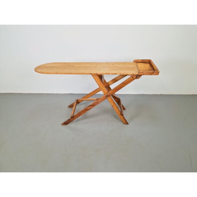 Antique Wooden Folding Ironing Board, 1920s For Sale - Image 4 of 9