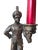 Metal Vintage Maitland-Smith Attributed Bronze Turbaned Attendant Figural Candlesticks Manner of Tony Duquette – A Pair For Sale - Image 7 of 13