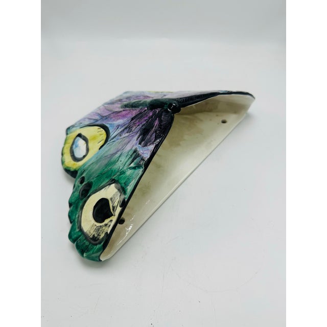Italian Italian Butterfly Wall Pocket For Sale - Image 3 of 7