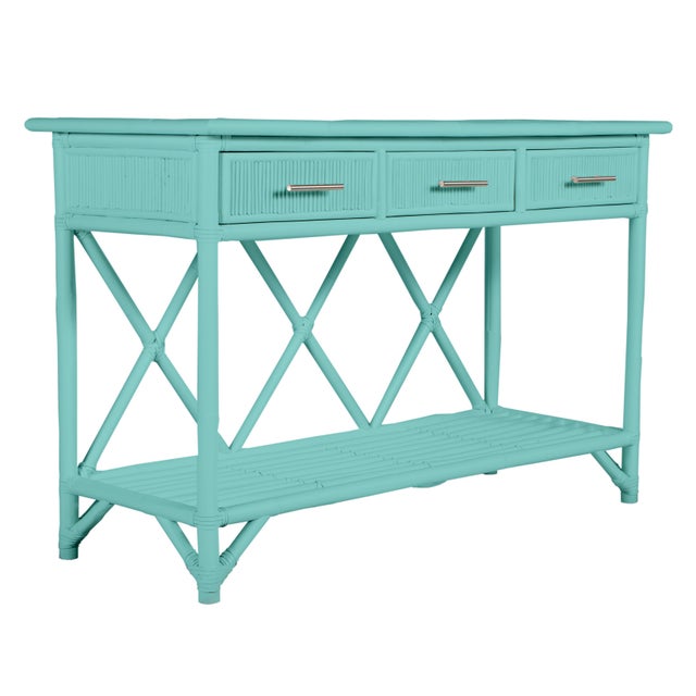 Aruba Sideboard - Turquoise For Sale In West Palm - Image 6 of 6
