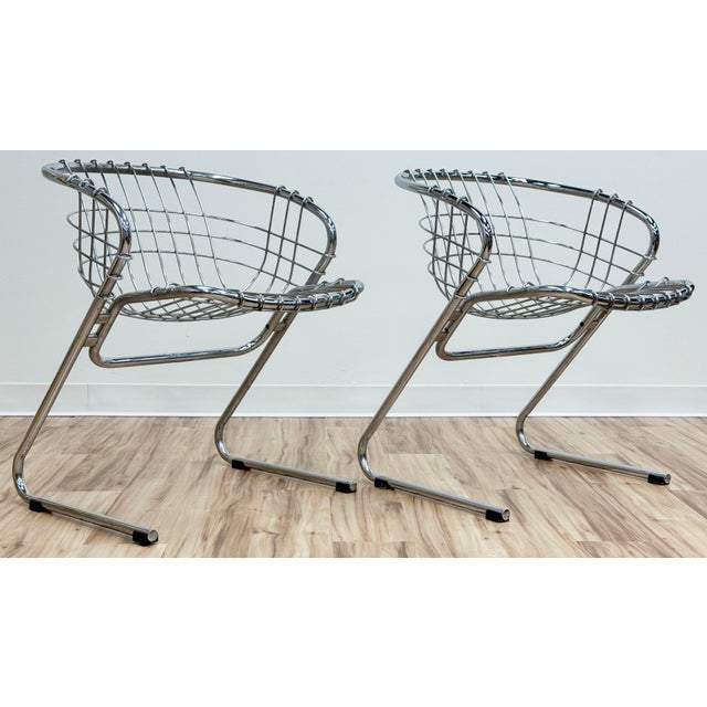 Vintage Flynn Dining Chairs by Gastone Rinaldi for Thema, a Pair For Sale - Image 14 of 17